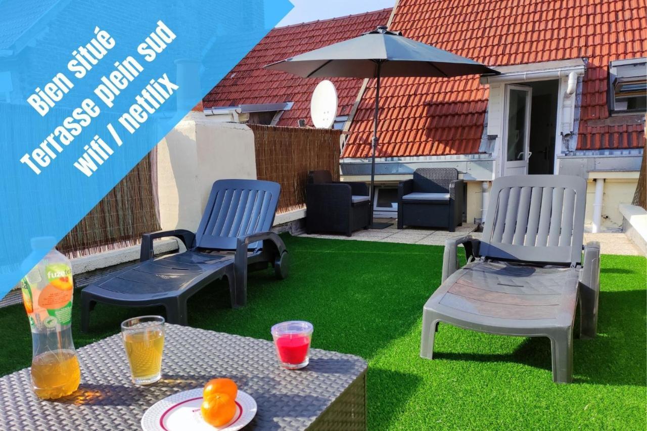 Appartamento Joli Petit T2 Terrasse Proche Du Phare Calais Esterno foto